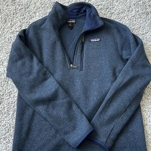 Patagonia Blue Quarter-Zip Pullover
